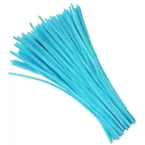Blue Pipe Cleaner for Flowermaking and Bouquet (100 pcs)