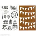 Hampton Art Stamp and Stencil Set - Celebrate You
