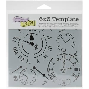 The Crafters Workshop 6"x6" Stencil - Time Travel
