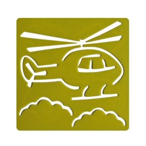 Washable Templates or Stencils for Kids (Set of 6 pcs) - Vehicles