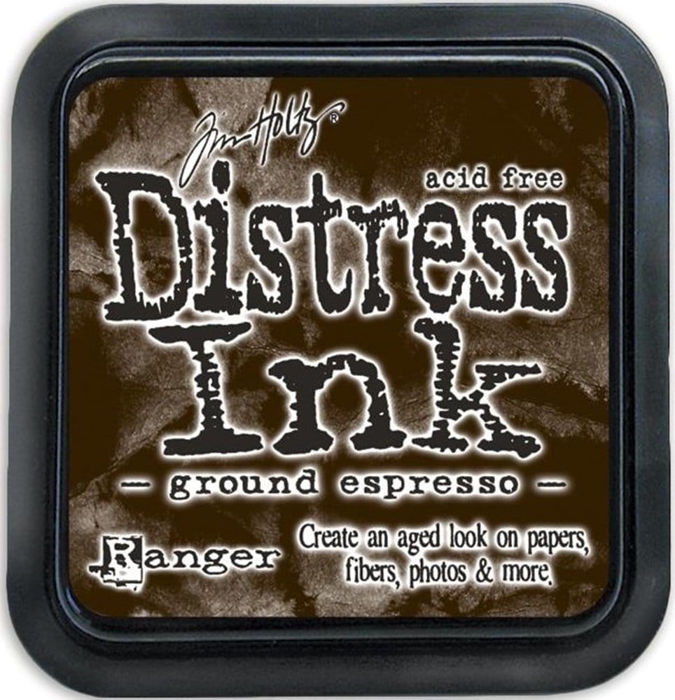 Tim Holtz Distress Ink Pad - Ground Espresso tim holtz distress ink ground espresso tim43270 Tim Holtz Distress Inks - Ground Espresso