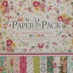 12x12 EnoGreeting Scrapbook paper pack - Sweet Life (Set of 24 sheets and 3 die cut sheets)