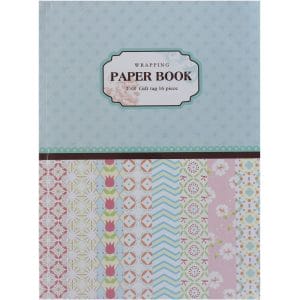 EnoGreeting - Wrapping Paper Book - Patterned Volume (A4 paper - set of 16 sheets)