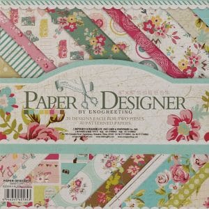 8x8 EnoGreeting Scrapbook paper pack - Sweet Life (Set of 40 sheets)