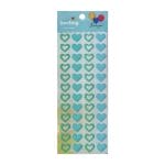 Inviting Epoxy Stickers - Blue Hearts