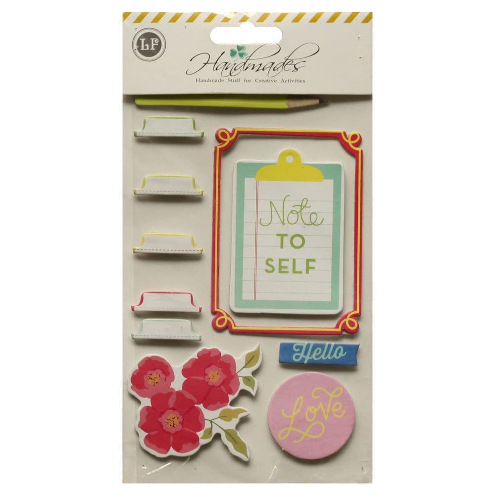 Handmade dimensional stickers - Everyday Sentiments