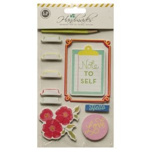 Handmade dimensional stickers - Everyday Sentiments