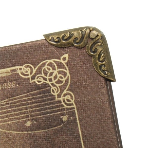 Metal Scrapbook Album Corners/Protectors - Plain - Silver (Set of 4 pcs) deocrativecorneredge 1 deocrativecorneredge_1