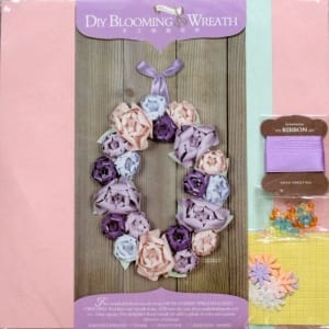 DIY Blooming Wreath Kit by EnoGreetting - Pastel Flowers
