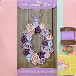 DIY Blooming Wreath Kit by EnoGreetting - Pastel Flowers