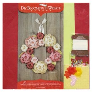 DIY Blooming Wreath Kit by EnoGreetting - Shabby Chic Flowers