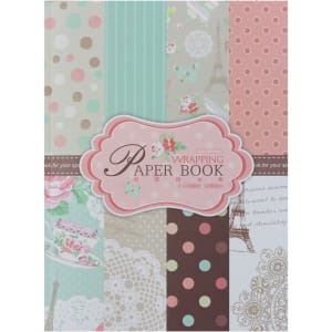EnoGreeting Wrapping Paper Book - Earl Grey (A4 paper - set of 32 sheets)