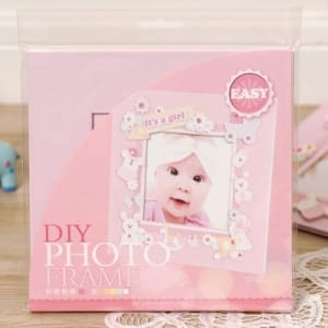 DIY Photo Frame Kit by EnoGreeting - Its A Girl