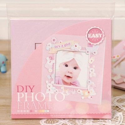 DIY Photo Frame Kit by EnoGreeting - Its A Girl enogreeting photo frame kit spf 09 itsagirl DIY Photo Frame Kit by EnoGreeting - Its A Girl