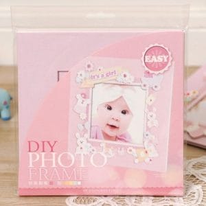 DIY Photo Frame Kit by EnoGreeting - Its A Girl