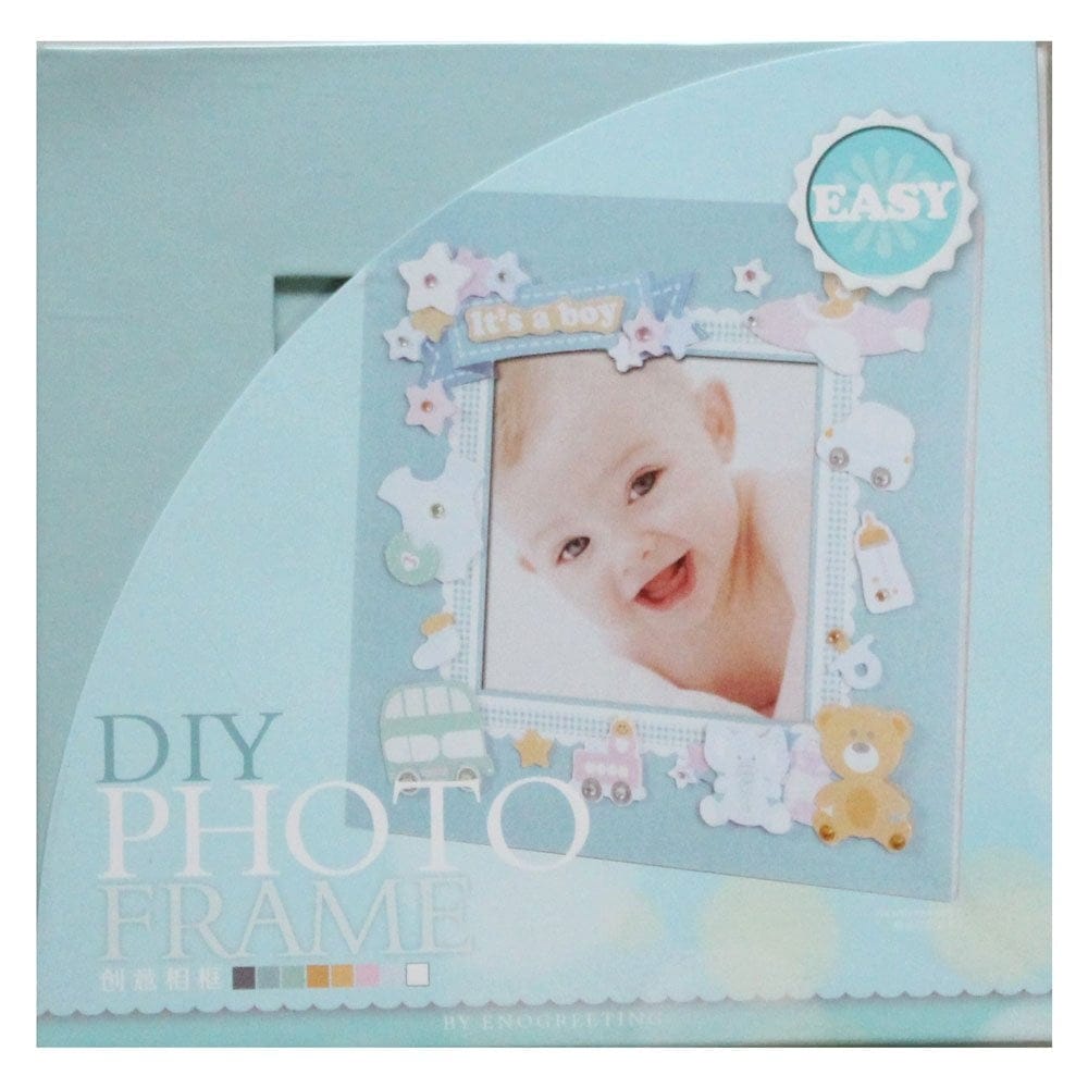 DIY Photo Frame Kit by EnoGreeting - Its a Boy enogreeting photo frame kit spf 10 itsaboy DIY Photo Frame Kit by EnoGreeting - Its a Boy