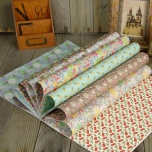 EnoGreeting - Decoration or Wrapping Paper Book (15 inch by 10 inch paper - set of 20 sheets)