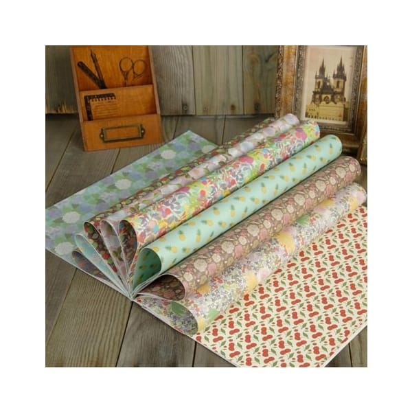 EnoGreeting - Decoration or Wrapping Paper Book (15 inch by 10 inch paper - set of 20 sheets)