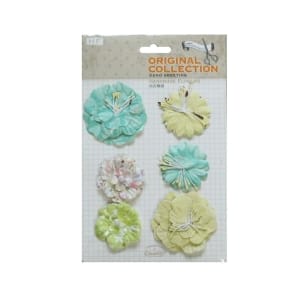 Handmade Flowers by EnoGreeting - Pastels