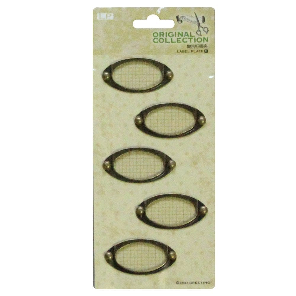 Label Plates - Ovals