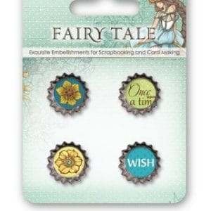 Scrapberry's Metal Cork Embellishment - Fairy Tale