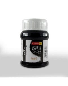 Camel Artist Acrylic Colour 500ml Jar - Black