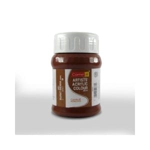 Camel Artist Acrylic Colour 500ml Jar - Burnt Sienna