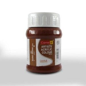 Camel Artist Acrylic Colour 500ml Jar - Burnt Sienna