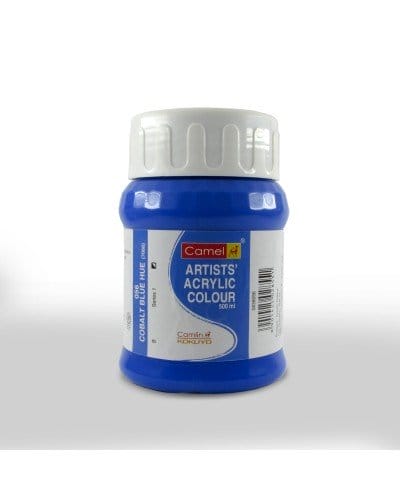 Camel Artist Acrylic Colour 500ml Jar - Cobalt Blue Hue