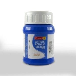 Camel Artist Acrylic Colour 500ml Jar - Cobalt Blue Hue