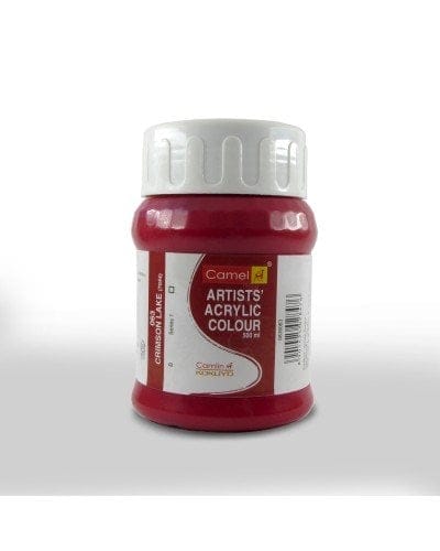 Camel Artist Acrylic Colour 500ml Jar - Crimson Lake