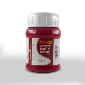 Camel Artist Acrylic Colour 500ml Jar - Crimson Lake