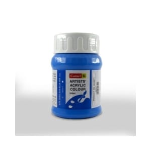 Camel Artist Acrylic Colour 500ml Jar - Cerulean Blue Hue