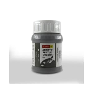 Camel Artist Acrylic Colour 500ml Jar - Grey