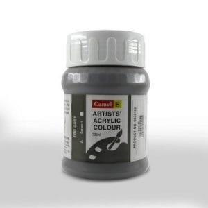 Camel Artist Acrylic Colour 500ml Jar - Grey