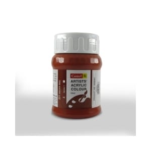 Camel Artist Acrylic Colour 500ml Jar - Indian Red