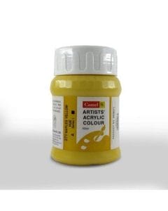 Camel Artist Acrylic Colour 500ml Jar - Naples Yellow Hue