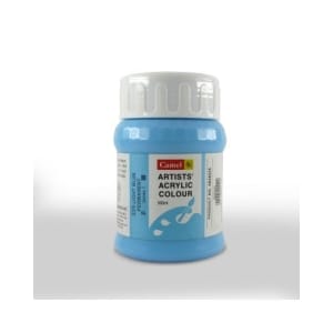 Camel Artist Acrylic Colour 500ml Jar - Light Blue Permanent