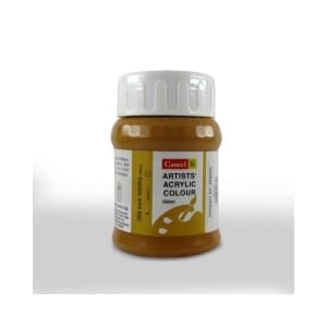 Camel Artist Acrylic Colour 500ml Jar - Raw Sienna
