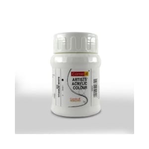 Camel Artist Acrylic Colour 500ml Jar - Titanium White