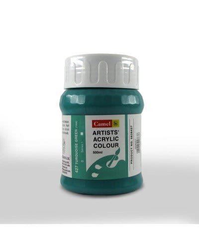 Camel Artist Acrylic Colour 500ml Jar - Turquoise Green