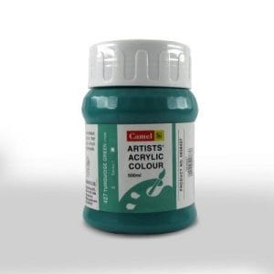 Camel Artist Acrylic Colour 500ml Jar - Turquoise Green