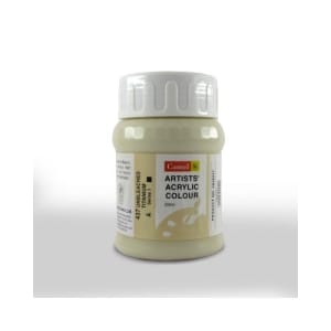 Camel Artist Acrylic Colour 500ml Jar - Unbleached Titanium