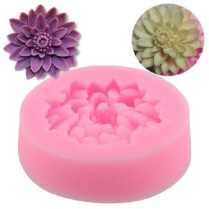Single Patterned Flowers ( Design 2) Silicone Clay Mould