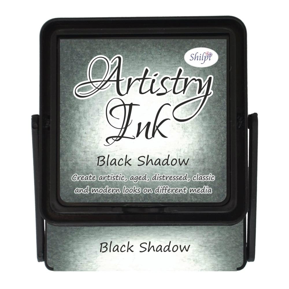 Shilpi Artistry Ink Pad - Black Shadow blackshadow Shilpi Artistry Ink Pad - Black Shadow