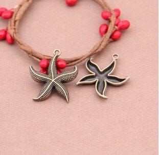 Starfish Metal Charms (Set of 5 pcs) camc 64 starfish craftangles metal charms scrabook embellishment craft Starfish Metal Charms (Set of 5 pcs)