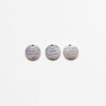 Life Quotes Metal Charms (Set of 3 pcs)