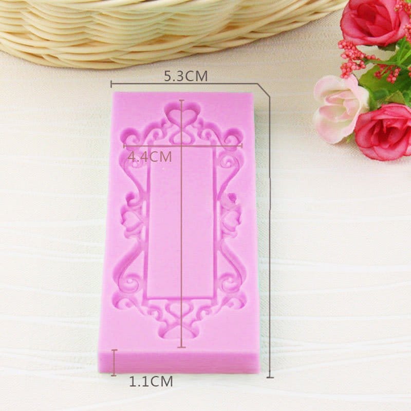Decorative Frame Silicone Clay Mould camold234 decorative frame silicone mold 2 camold234_decorative_frame-silicone_mold_2