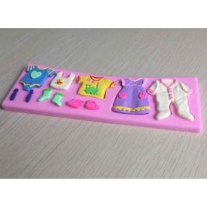 Baby Clothes Silicone Clay Mould