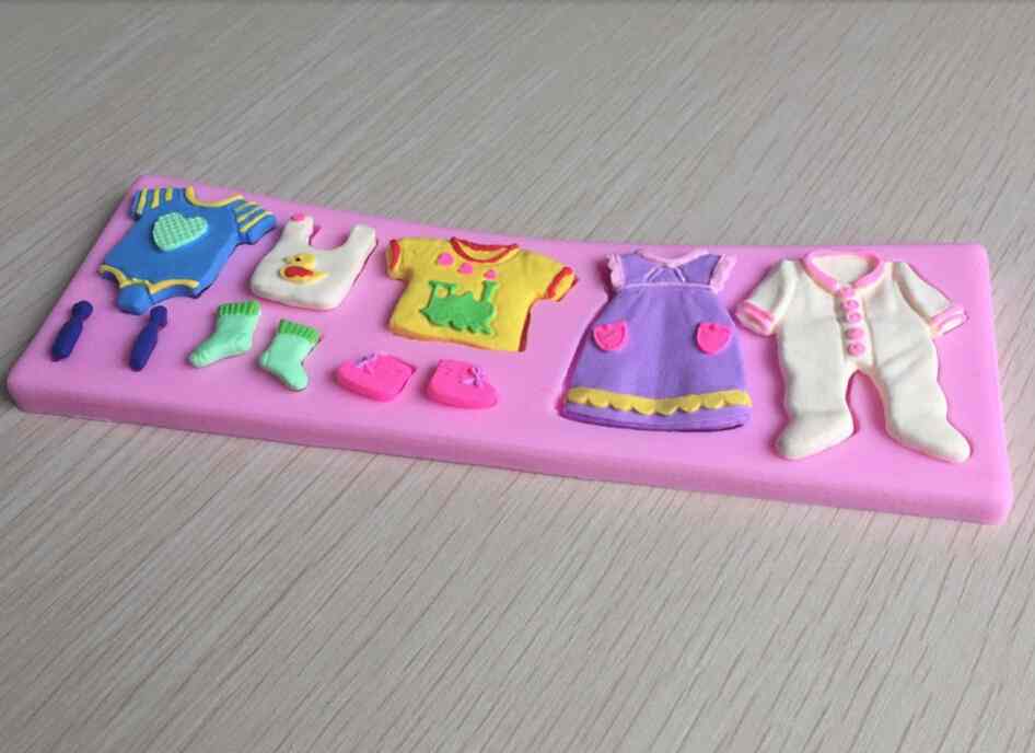 Baby Clothes Silicone Clay Mould
